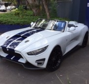 ACR  Stryker White 2 door convertable (  Aust Made )  best described as a  Modern day Cobra